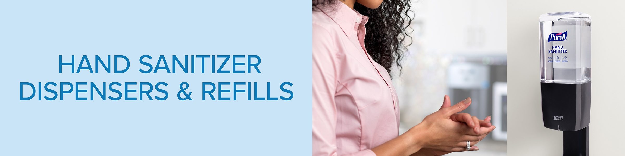 PURELL Sanitizer Dispensers & Refills banner