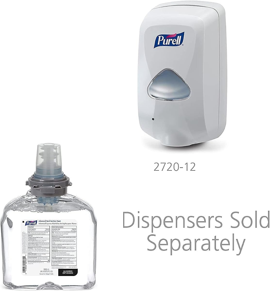 PURELL Advanced Hand Sanitizer Foam, Clean Scent, 1200 mL Hand Sanitizer Foam Refill for PURELL TFX Touch-Free Dispenser (Pack of 2), view 4