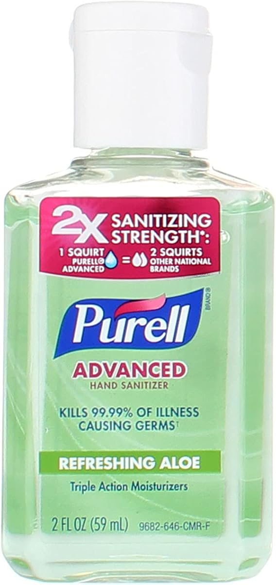 PURELL Advanced Hand Sanitizer Refreshing Aloe 2 oz (Pack of 2), view 3