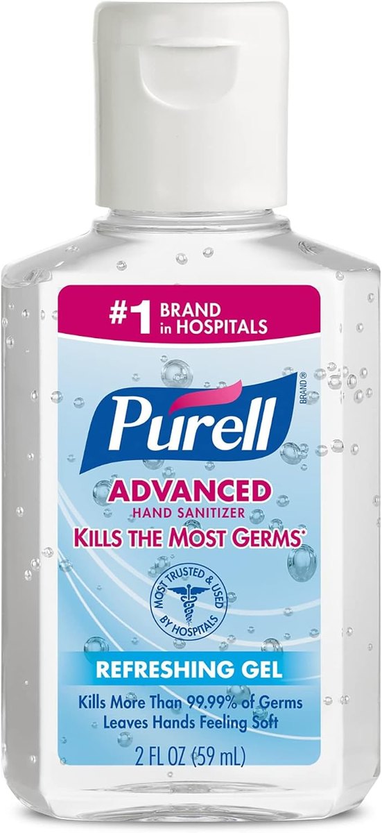 PURELL Advanced Hand Sanitizer Refreshing Gel 2 oz (Pack of 12)