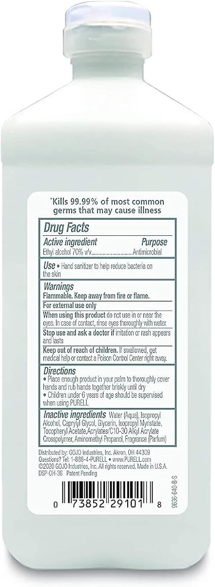 PURELL Advanced Instant Hand Sanitizer, 16 oz. Pump Bottle ( EA), view 2