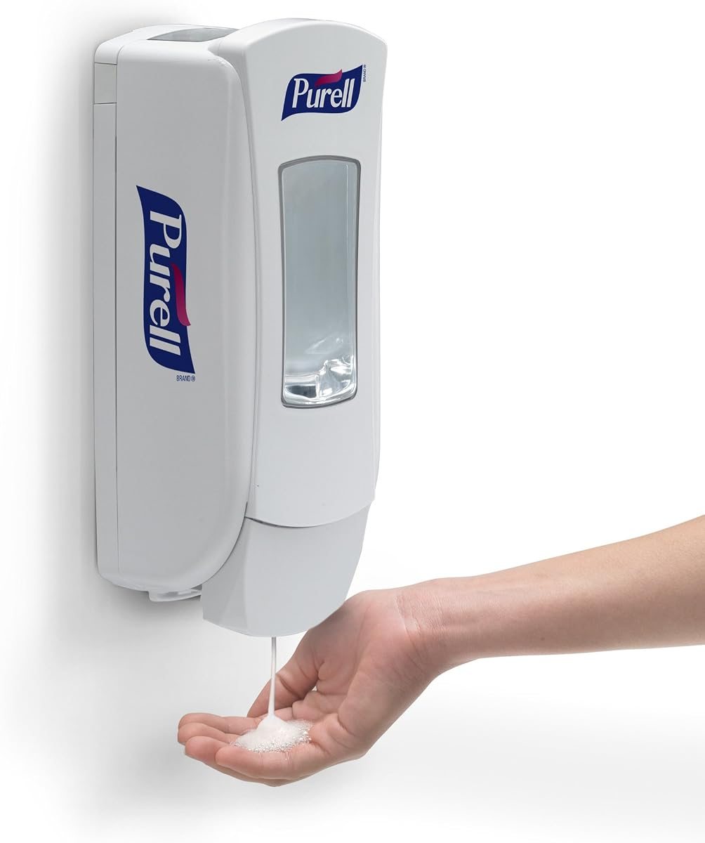 PURELL ADX-12 Manual Hand Sanitizer Dispenser White 1200 mL 1ct, view 4