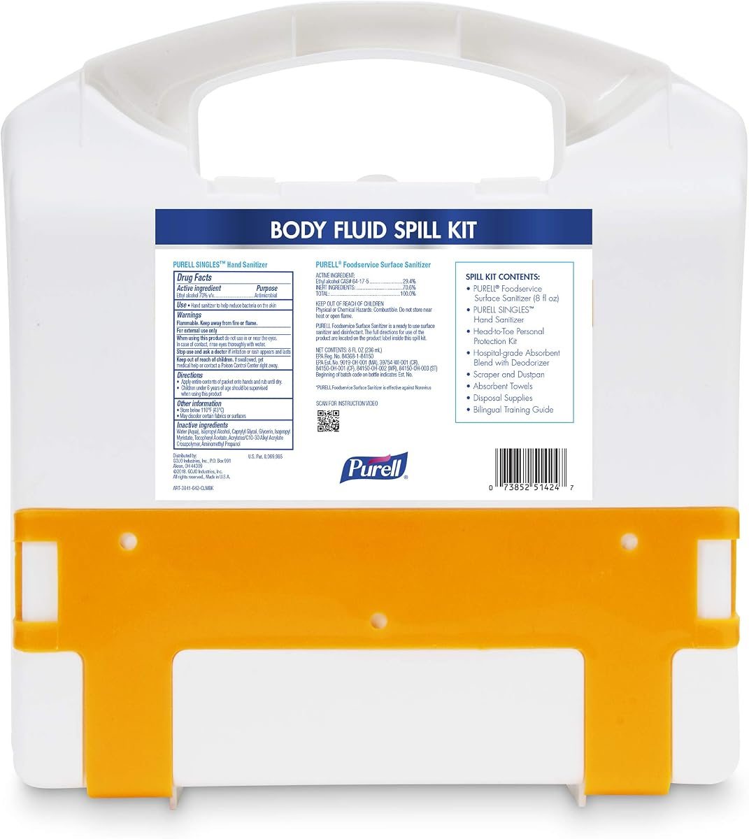 PURELL Body Fluid Spill Kit, 1 Carrier x 2 Spill Kit Uses, view 2