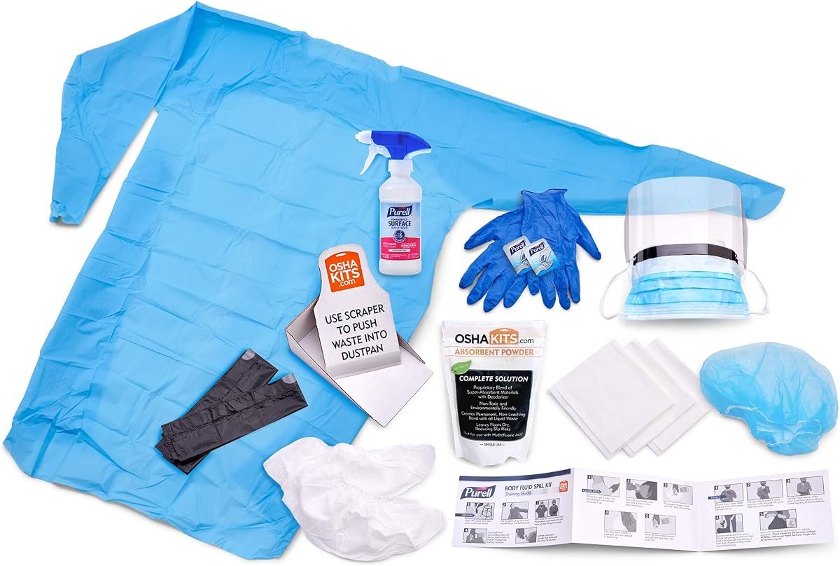 PURELL Body Fluid Spill Kit Refill, Fragrance Free, Refill for PURELL Body Fluid Spill Kit Clamshell Carrier (Pack of 2), view 4