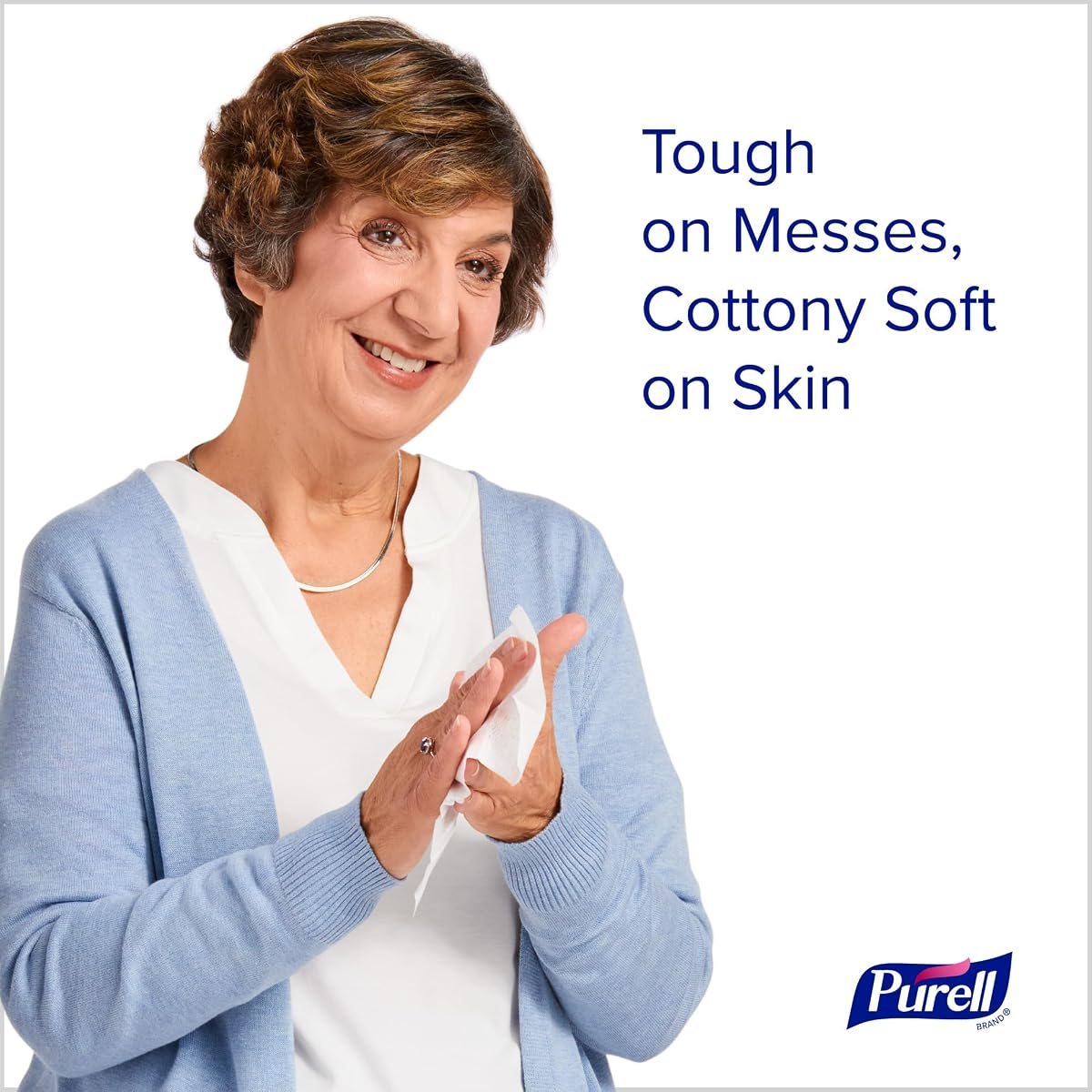 PURELL Cottony Soft Hand Sanitizing Wipes, Scented, 4pk x 24ct, view 2