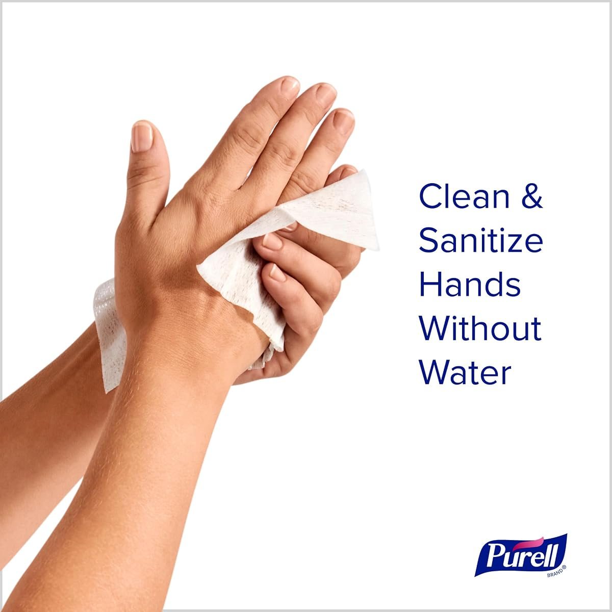 PURELL Cottony Soft Hand Sanitizing Wipes, Scented, 4pk x 24ct, view 3