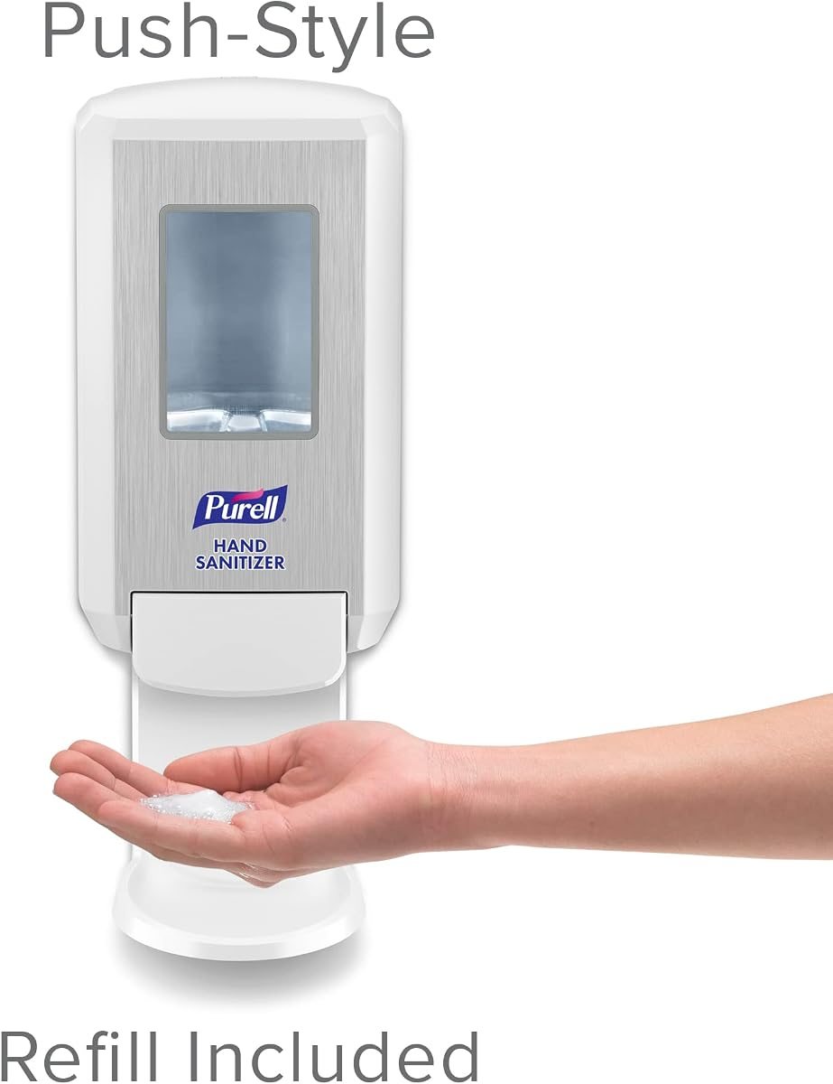 PURELL CS4 Hand Sanitizer Kit, Manual Dispenser +1200mL Foam Refill 5192-1W, view 2