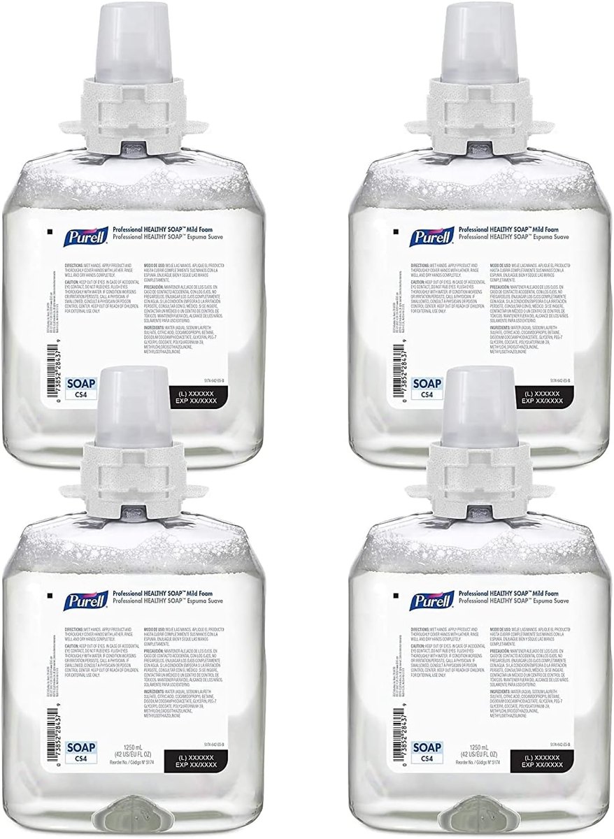 PURELL CS4 Healthy Soap Foam Refill, 4ct x 1250 mL