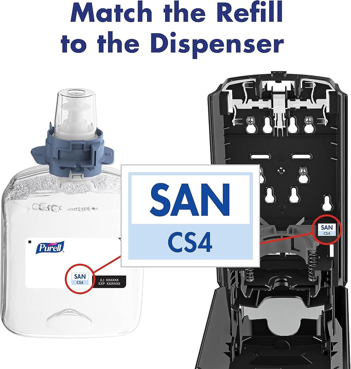 PURELL CS4 Manual Hand Sanitizer Dispenser, Graphite, 1200 mL 1ct, view 2