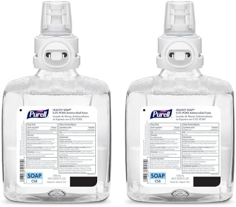 PURELL CS8 PCMX Antimicrobial Foam Soap Refill 2ct x 1200 mL
