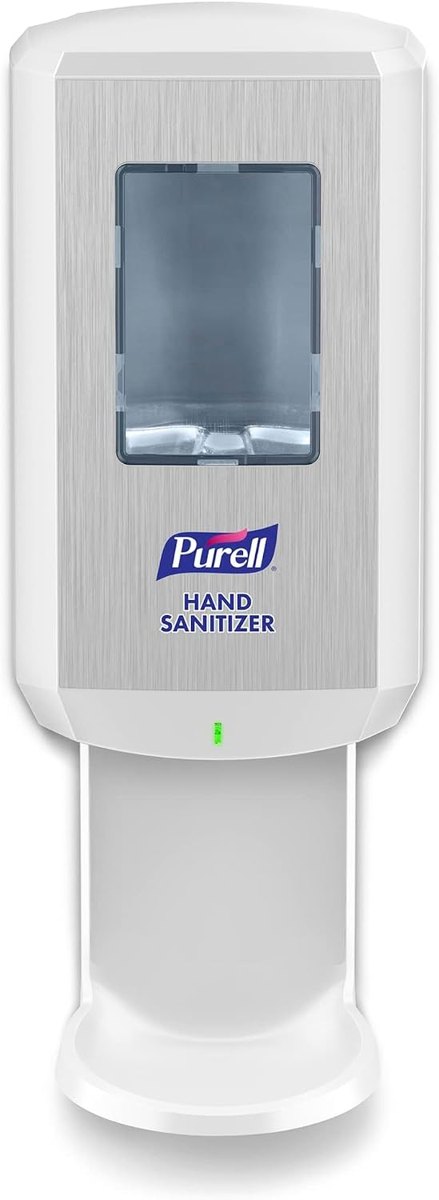 PURELL CS8 Touch-Free Hand Sanitizer Dispenser, White, 1200 mL