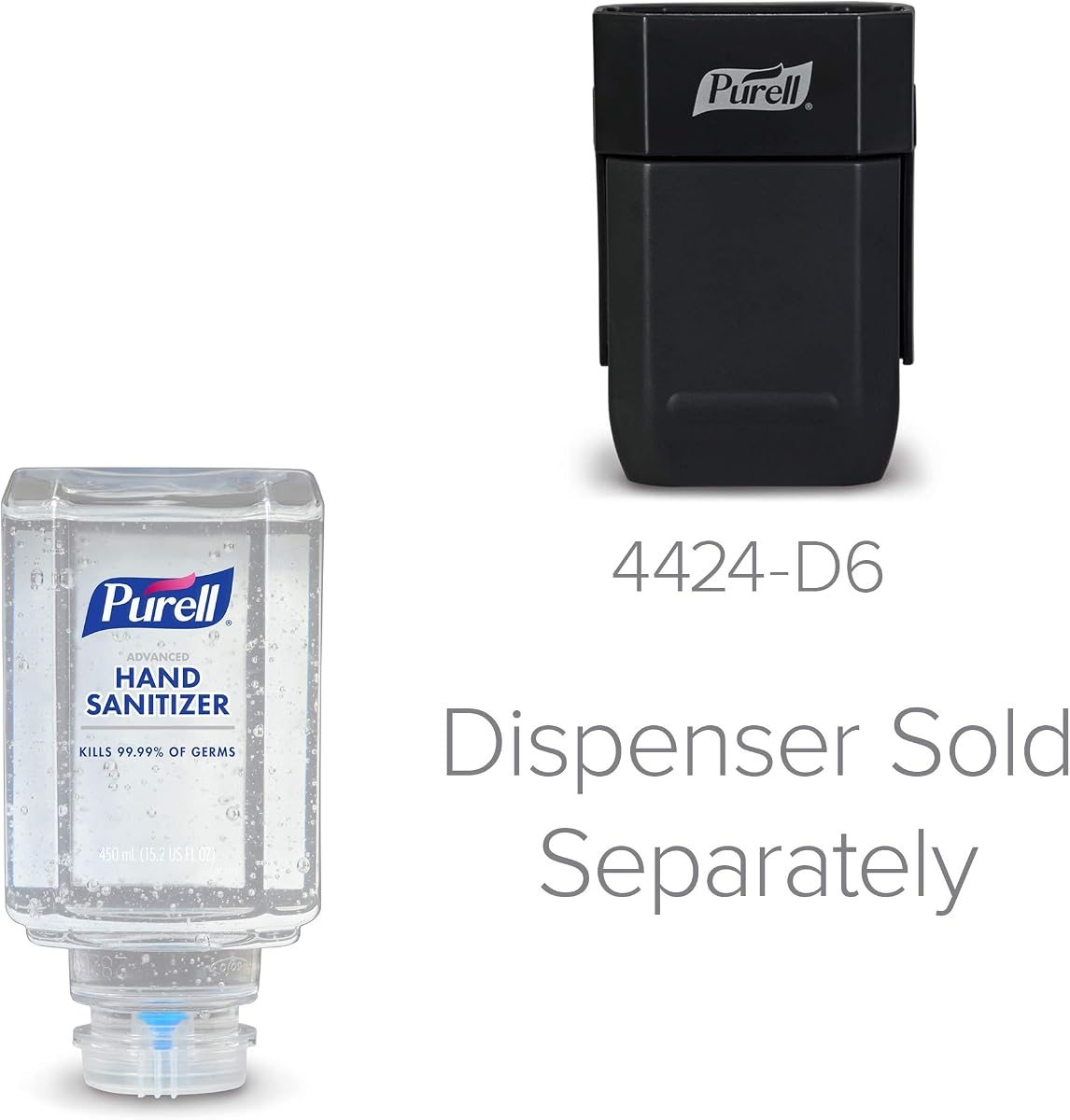 PURELL ES1 Advanced Hand Sanitizer Gel Refill, 6ct x 450 mL, view 3