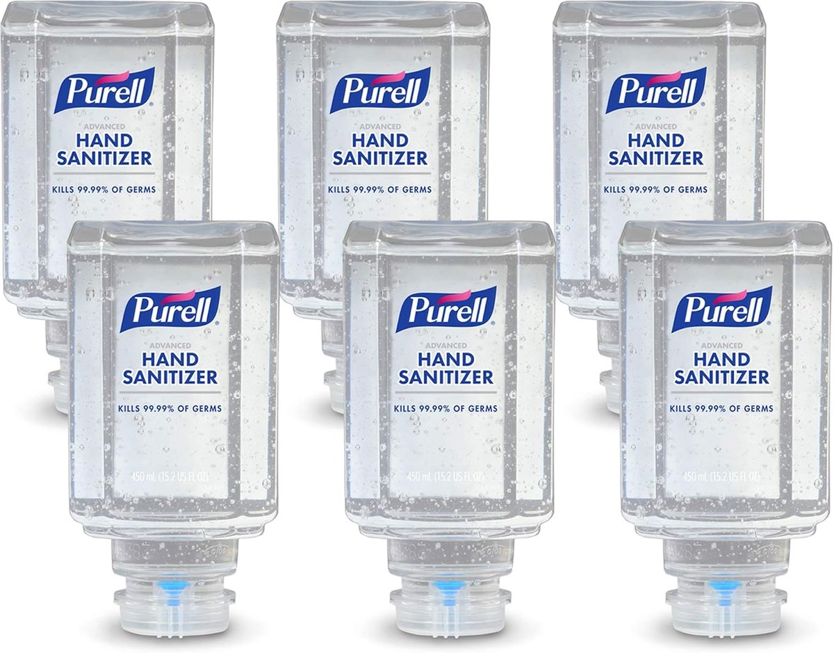 PURELL ES1 Advanced Hand Sanitizer Gel Refill, 6ct x 450 mL