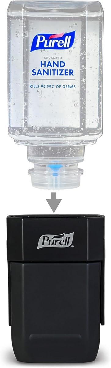 PURELL ES1 Hand Sanitizer Kit, Manual Dispenser+450 mL Gel Refill, view 2