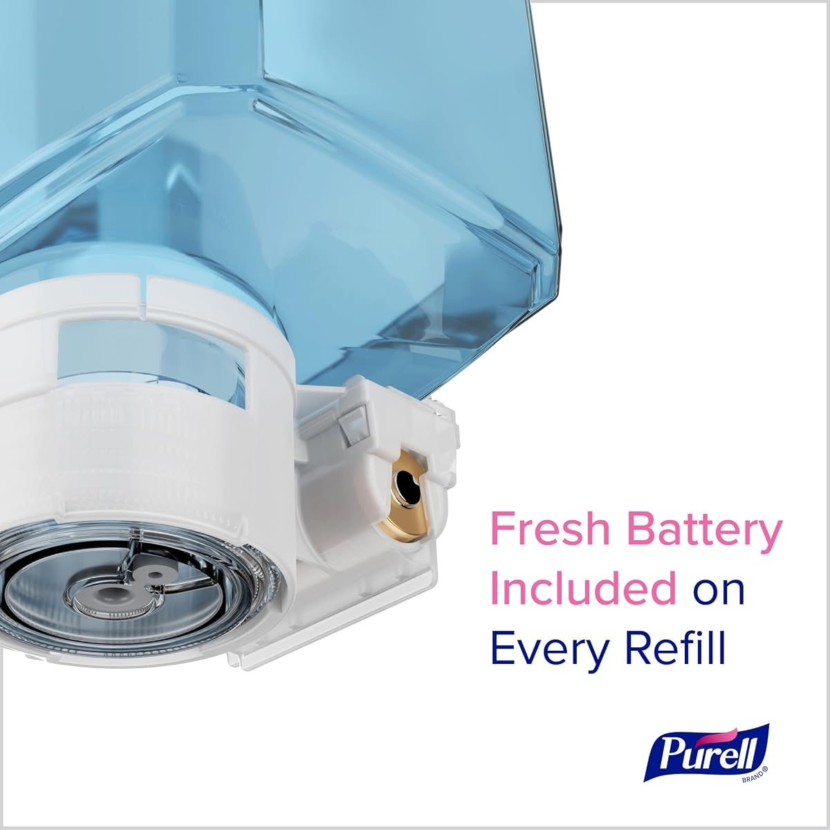 PURELL ES10 Automatic Hand Soap Dispenser, White, for 1200 mL PURELL ES10 Hand Soap Refills (Pack of 1 Dispenser, Refills Sold Separately), view 3