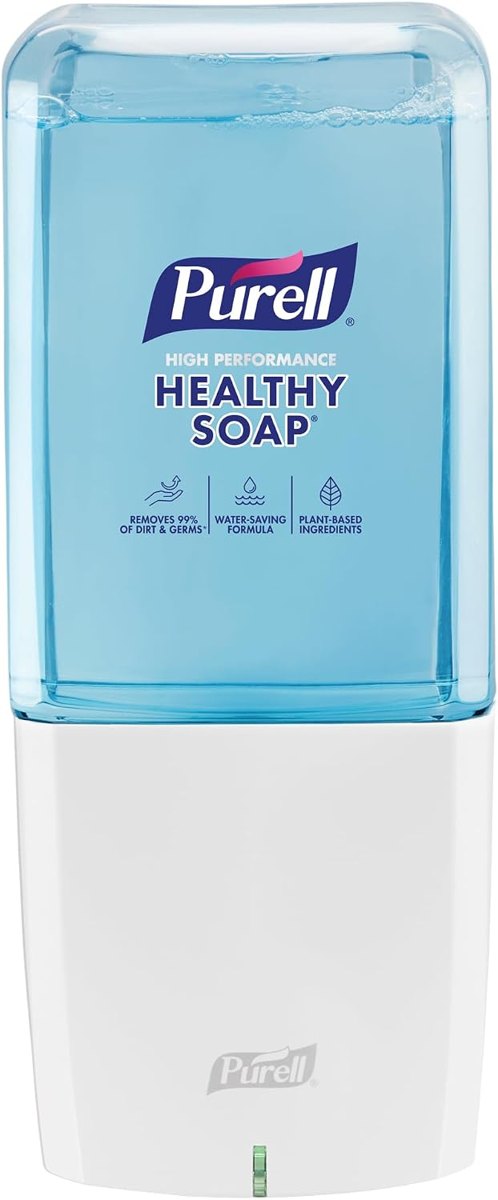 PURELL ES10 Automatic Hand Soap Dispenser, White, for 1200 mL PURELL ES10 Hand Soap Refills (Pack of 1 Dispenser, Refills Sold Separately)