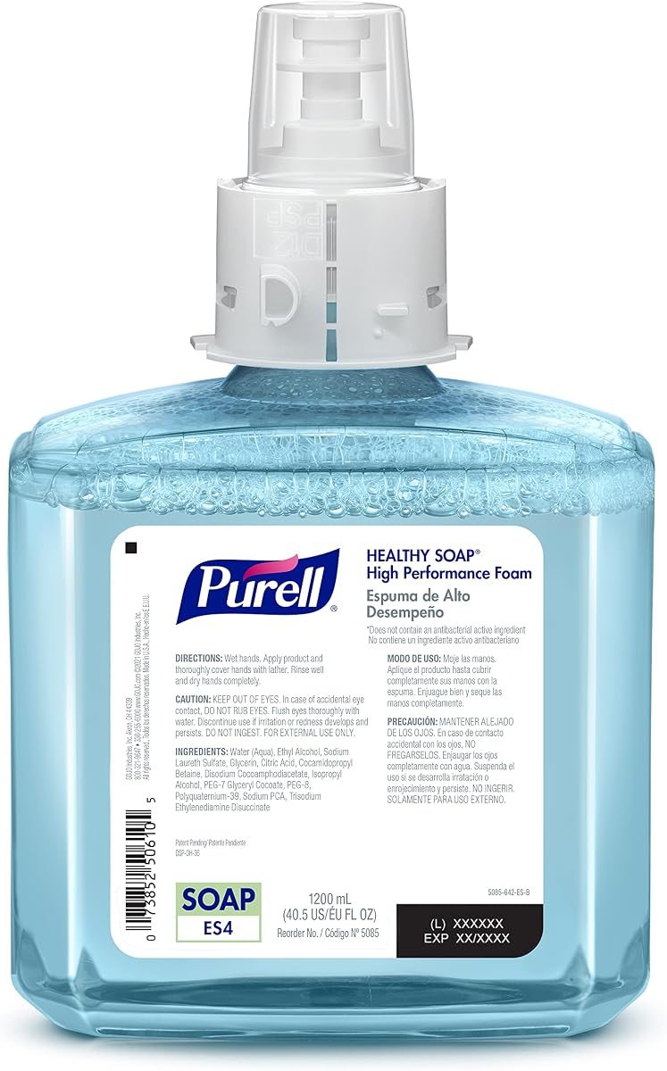 PURELL ES4 CRT Foam Soap Refill, Fragrance Free, 2ct x 1200 mL, view 2