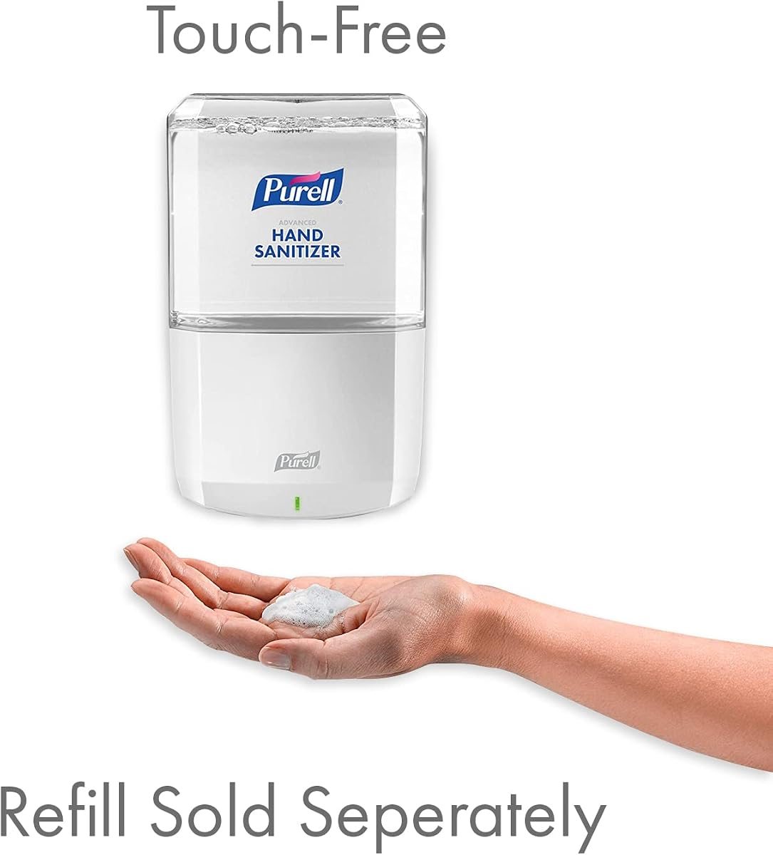 PURELL ES6 Automatic Hand Sanitizer Dispenser, White, Compatible with 1200 mL PURELL ES6 Automatic Hand Sanitizer Refills (Pack of 6), view 2