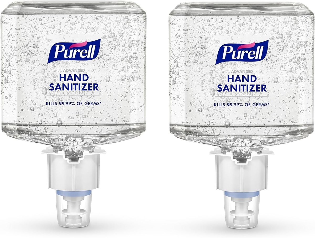 PURELL ES6 Hand Sanitizer Gel Refill, Clean Scent, 2ct x 1200 mL
