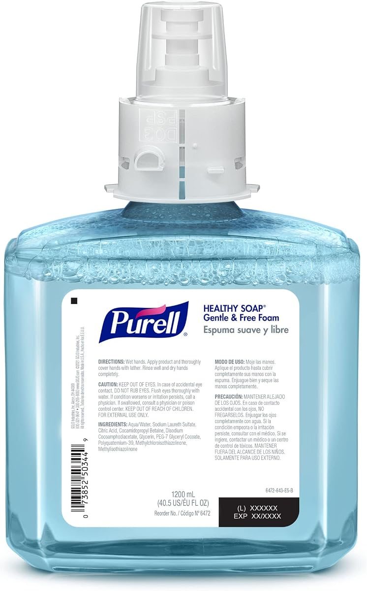 PURELL ES6 Hand Soap Kit, Auto Dispenser + 1200 mL Foam Refill, view 3
