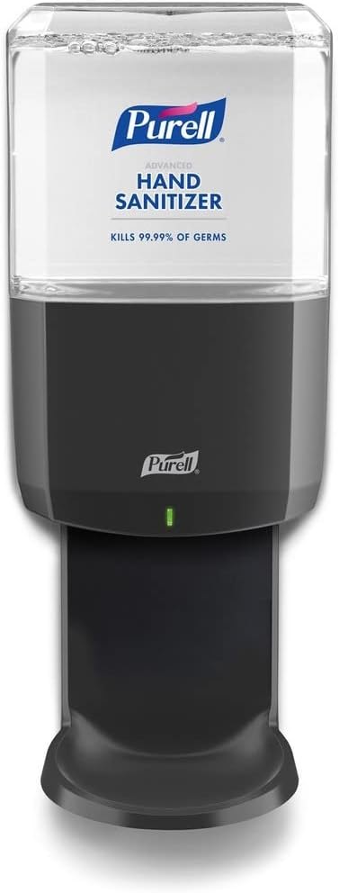 PURELL ES6 Hand Soap/Sanitizer Dispenser, 12.1" x 5.3" x 8.6", Graphite (642401)