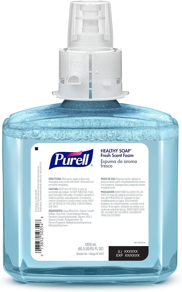 PURELL ES6 Healthy Soap Foam Refill, 2ct x 1200 mL, view 2