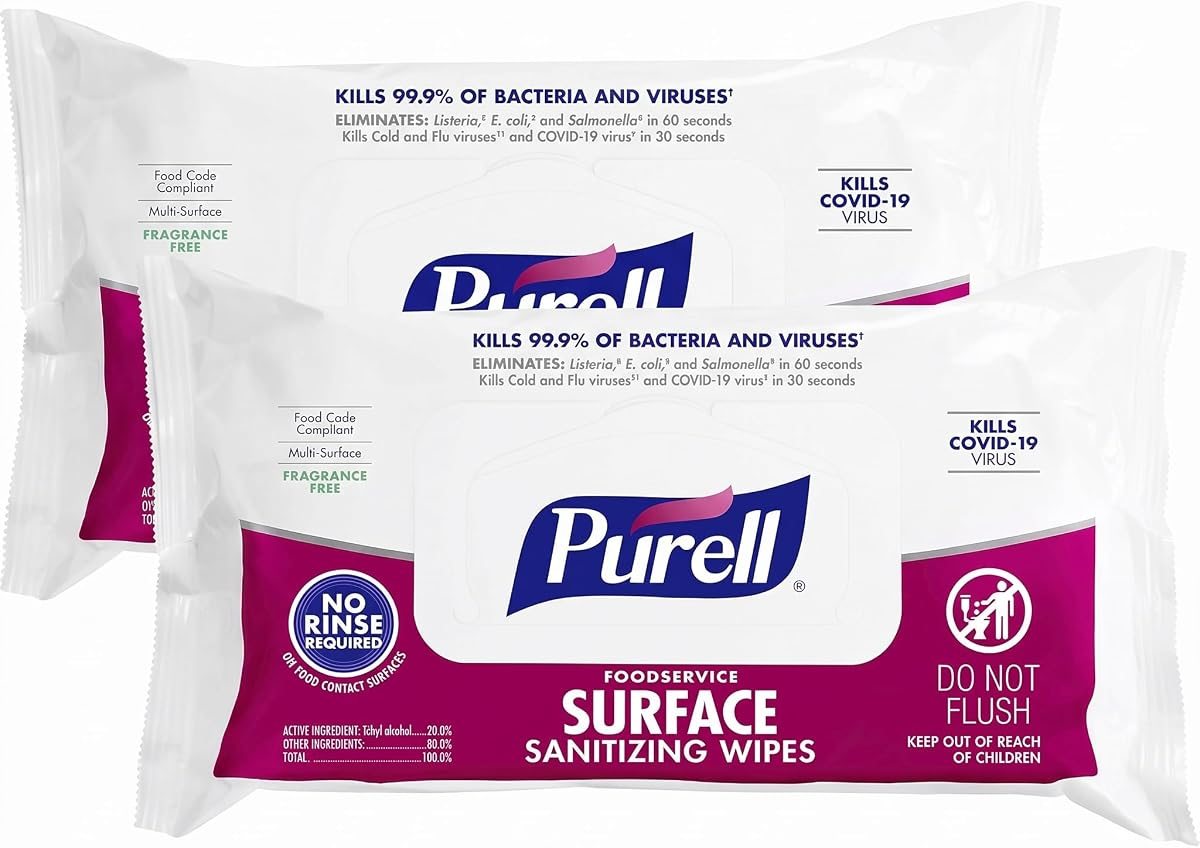 PURELL Foodservice Surface Wipes, 72 Count, view 3