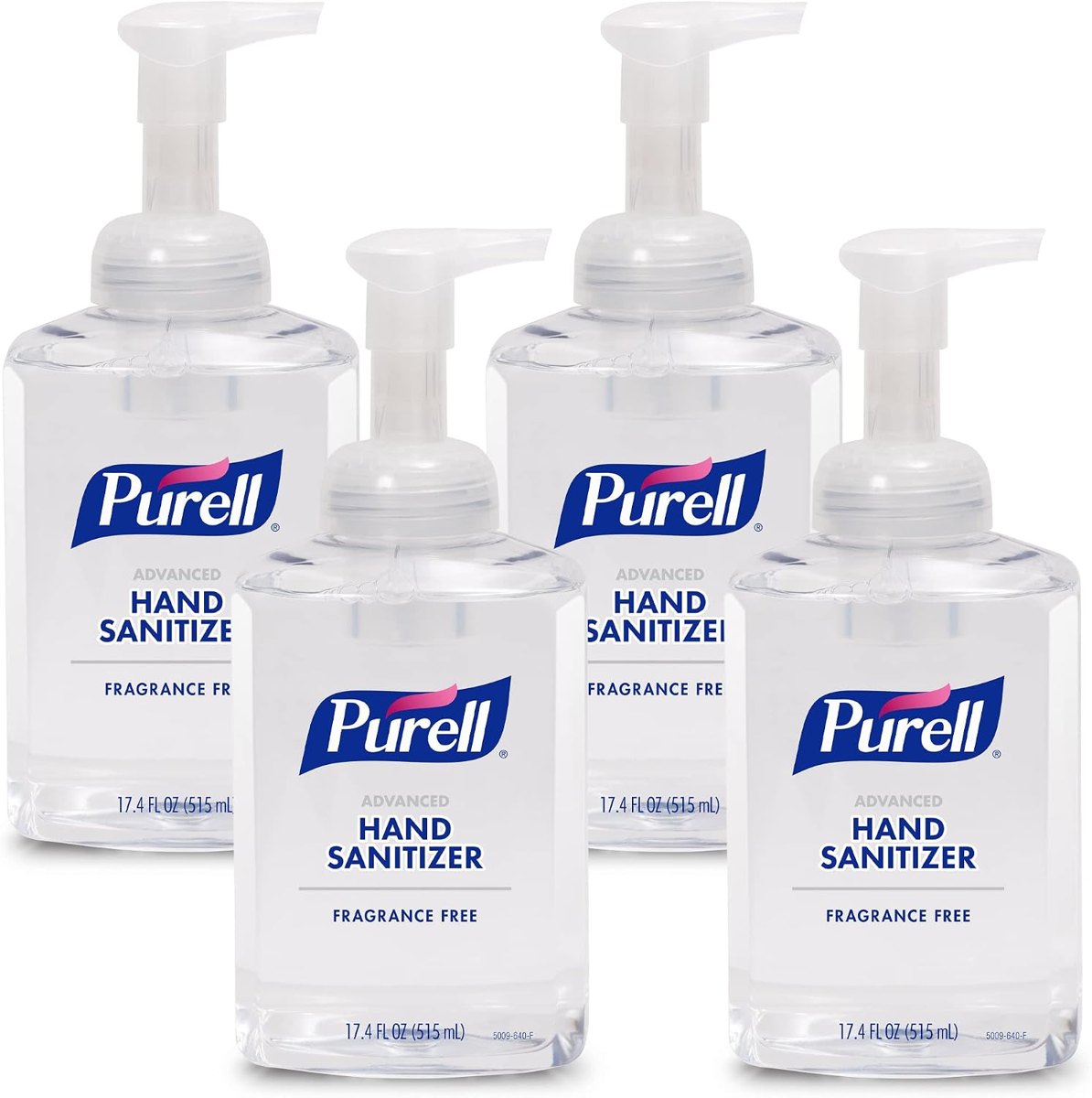 PURELL Hand Sanitizer Foam Pump Bottle 4ct x 17.4 fl oz