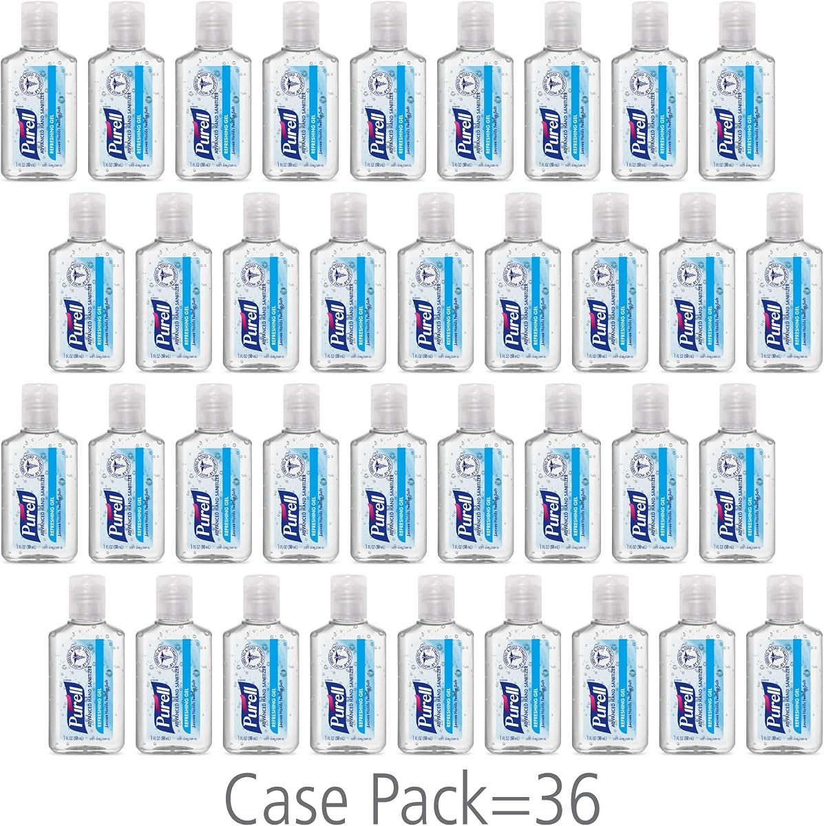 PURELL Hand Sanitizer Gel Travel Size Bottle, 36ct x 1 fl oz, view 2