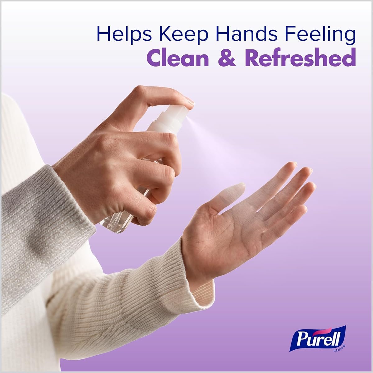 PURELL Hand Sanitizer Spray Lavender, Travel Size 6ct x 2 fl oz, view 5