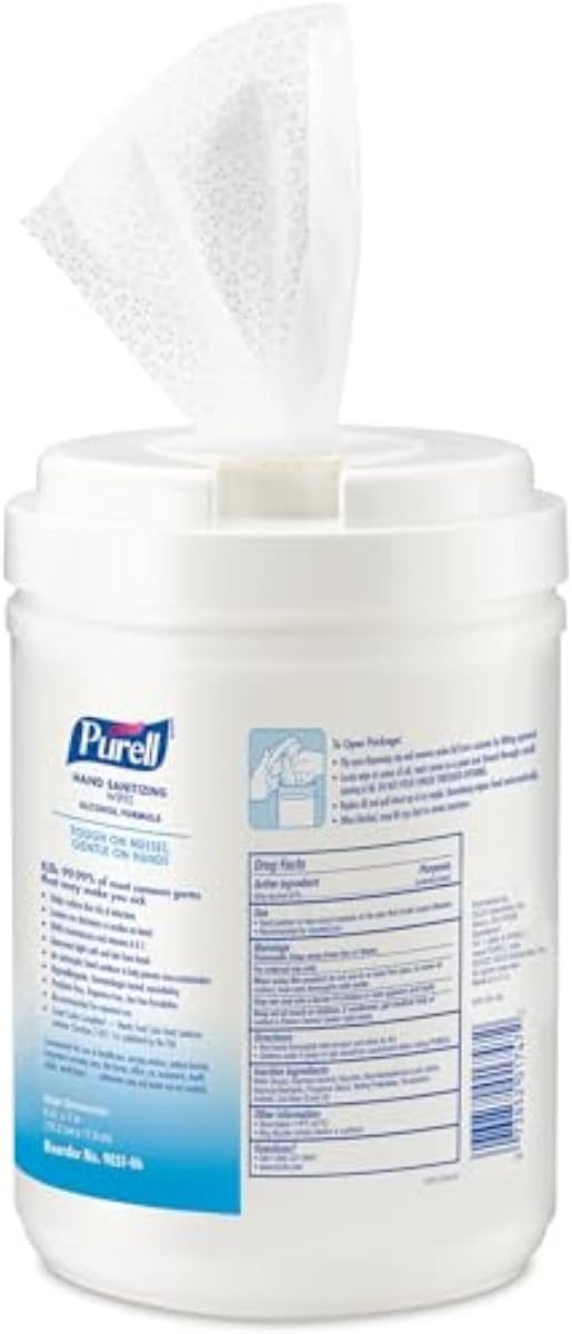 PURELL Hand Sanitizing Wipes, Alcohol Formula 6pk x175ct, view 2