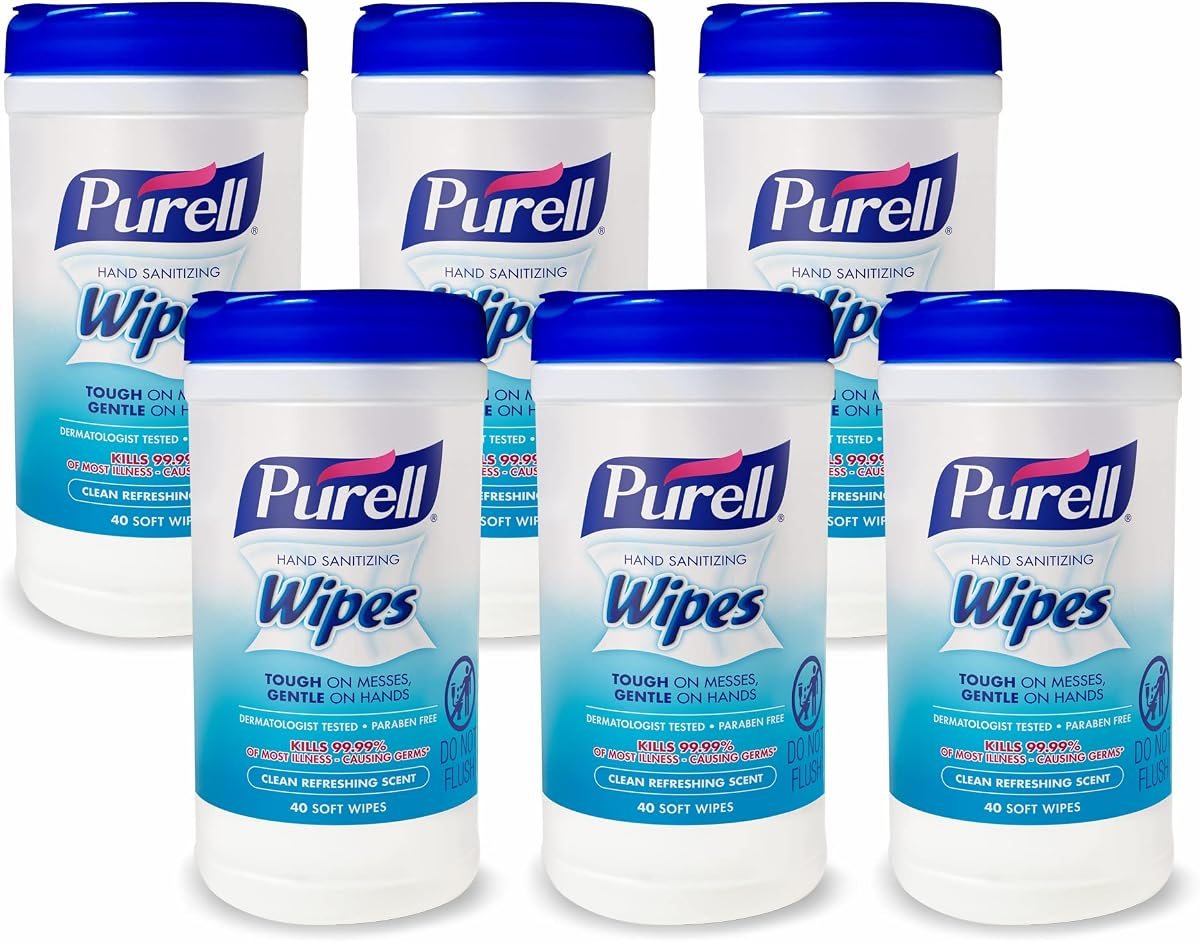 PURELL Hand Sanitizing Wipes Canister, Citrus Scent, 12pk x 100ct, view 2