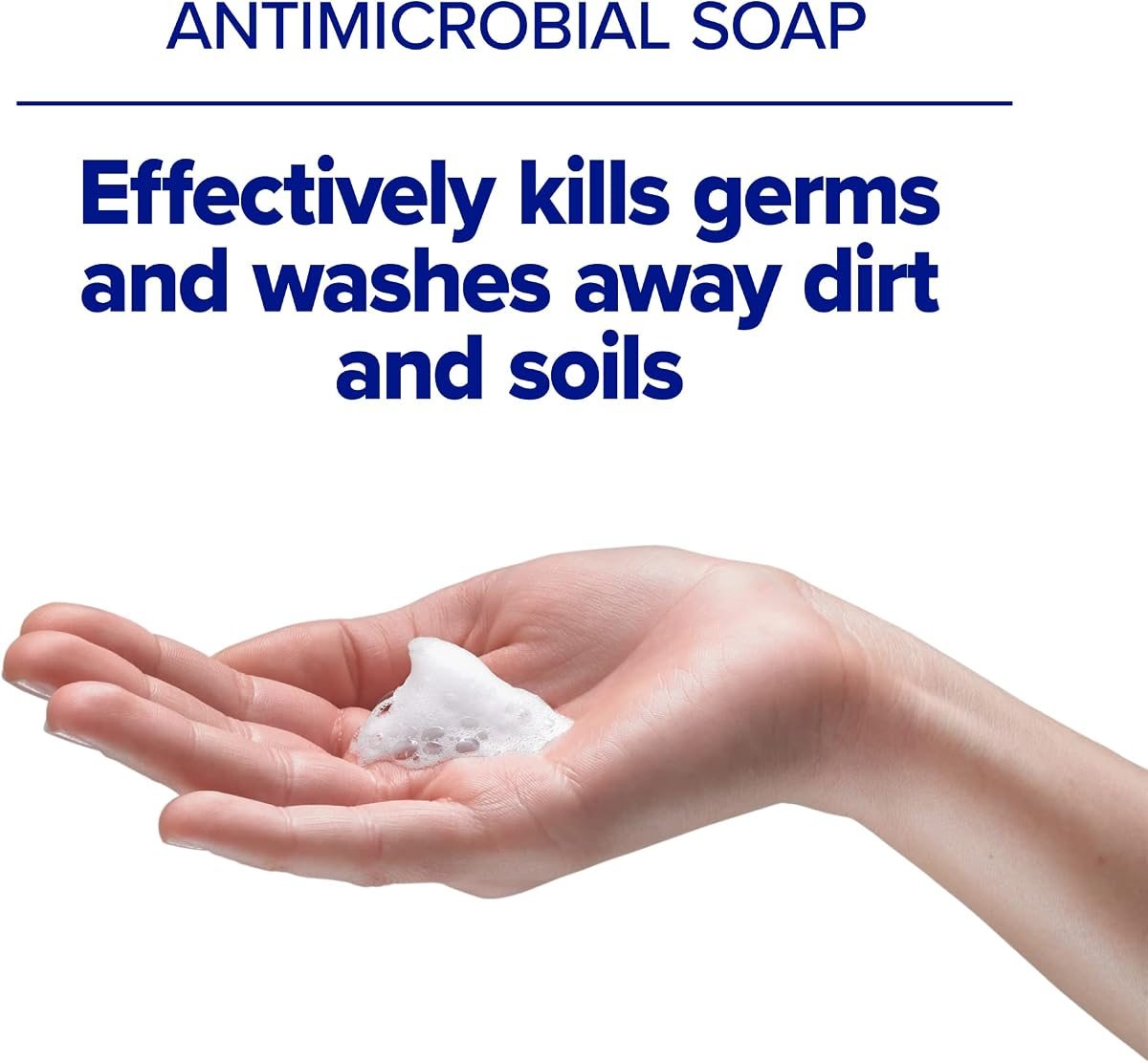 PURELL Healthcare HEALTHY SOAP 2% CHG Antimicrobial Foam, Fragrance Free, 1250 mL Foam Refill for PURELL CS4 Manual Soap Dispenser (Pack of 3) - - Manufactured by GOJO, Inc., view 2