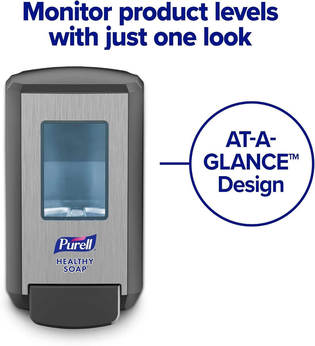 PURELL Healthcare HEALTHY SOAP 2% CHG Antimicrobial Foam, Fragrance Free, 1250 mL Foam Refill for PURELL CS4 Manual Soap Dispenser (Pack of 3) - - Manufactured by GOJO, Inc., view 4