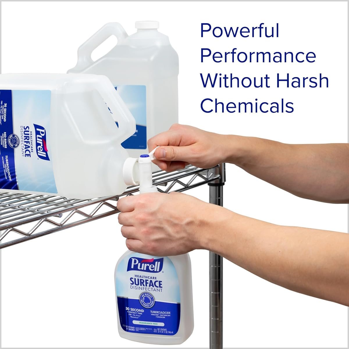 PURELL Healthcare Surface Disinfectant Spray Refill, 4ct x 1 Gal, view 3