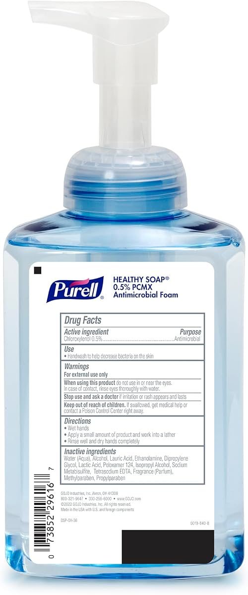 PURELL Healthy Soap 0.5% PCMX Antimicrobial Foam, 4ct x 17.4 oz, view 2