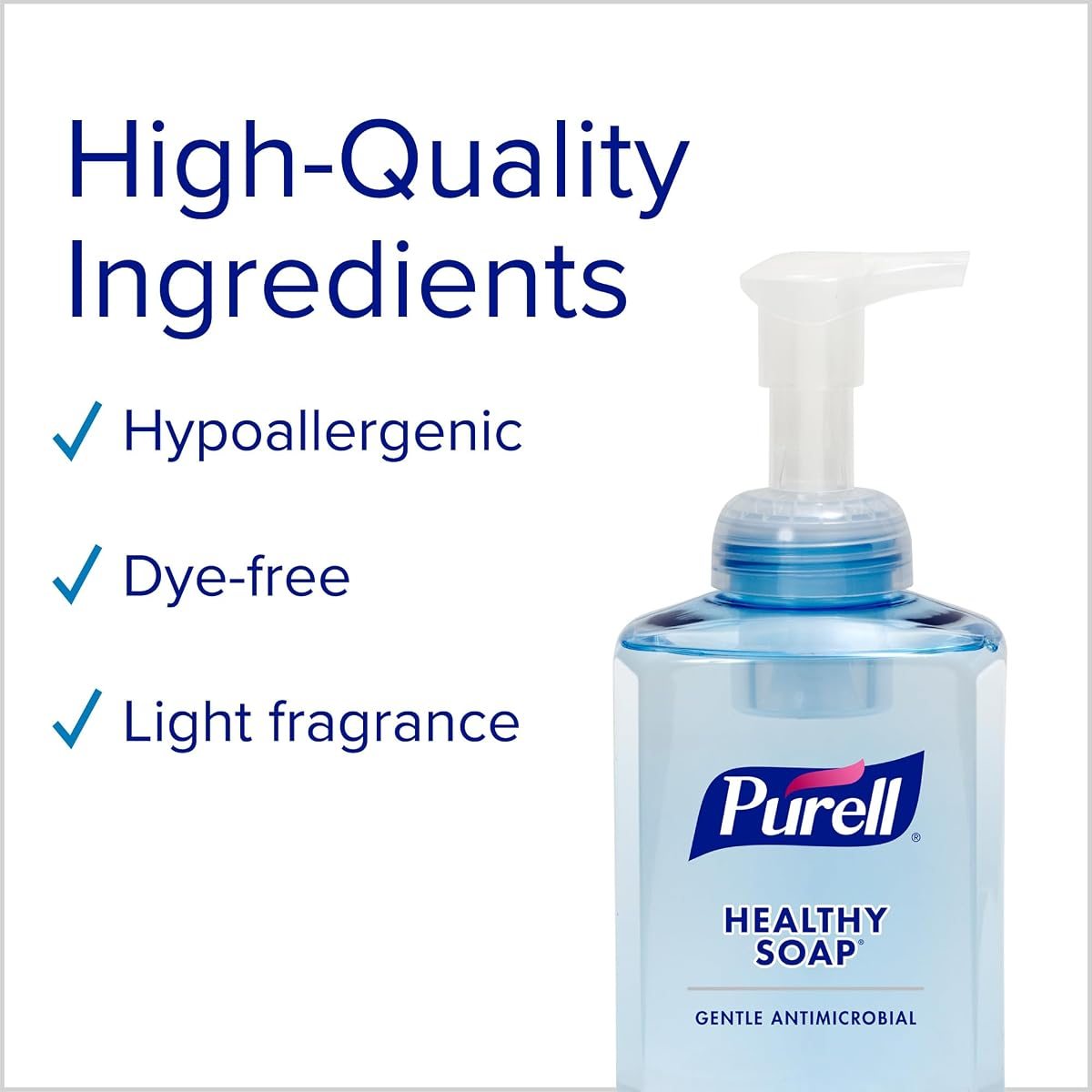PURELL Healthy Soap 0.5% PCMX Antimicrobial Foam, 4ct x 17.4 oz, view 4