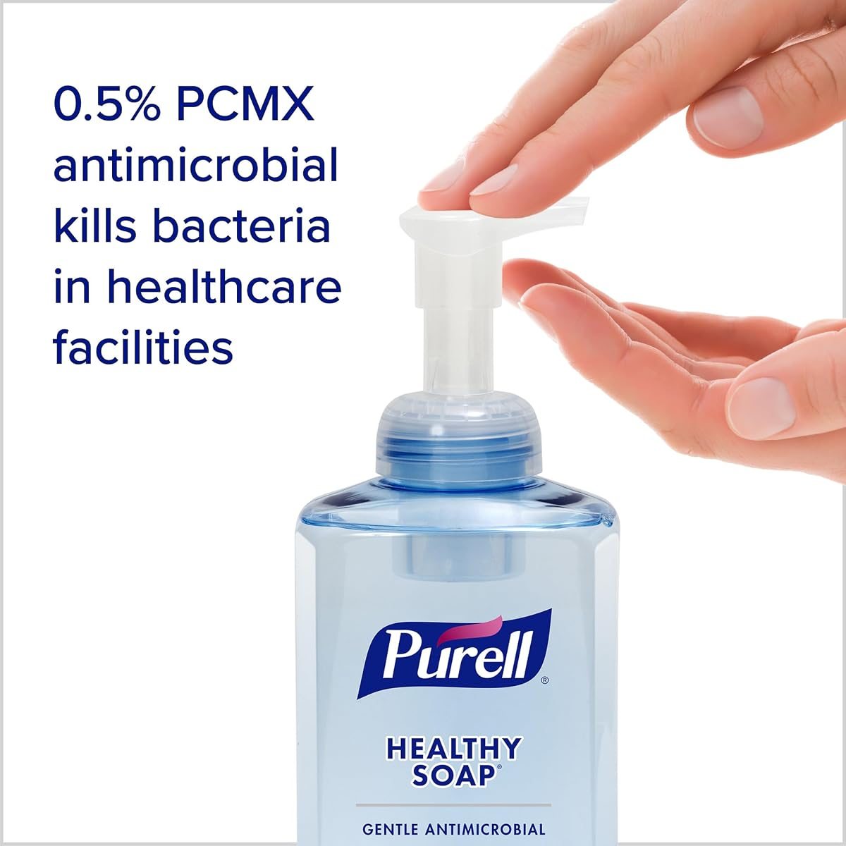 PURELL Healthy Soap 0.5% PCMX Antimicrobial Foam, 4ct x 17.4 oz, view 5