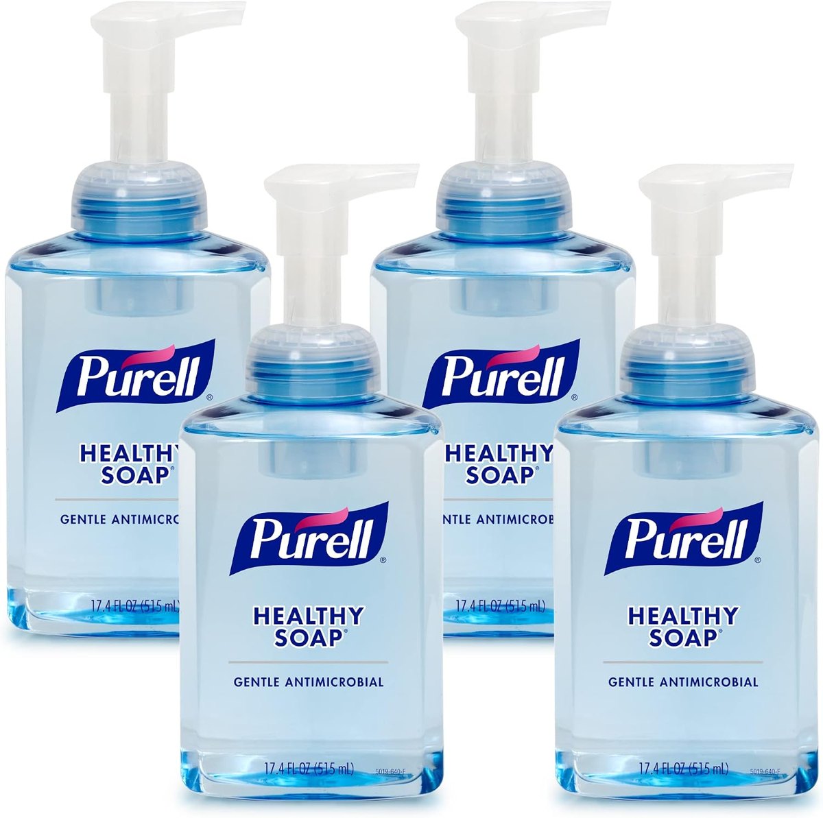 PURELL Healthy Soap 0.5% PCMX Antimicrobial Foam, 4ct x 17.4 oz