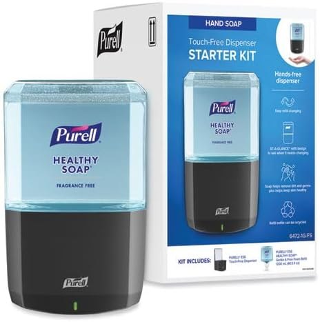 PURELL HEALTHY SOAP Gentle & Free Foam ES6 Starter Kit, 1,200 mL, Graphite