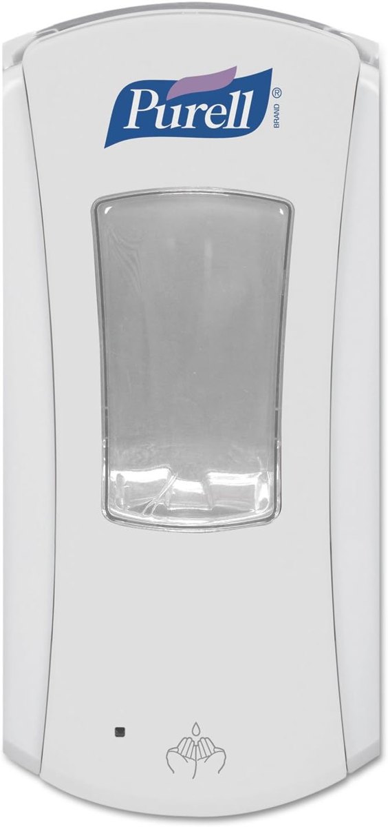 PURELL LTX-12 Touch-Free Dispenser, Holds 1200mL Refills, White