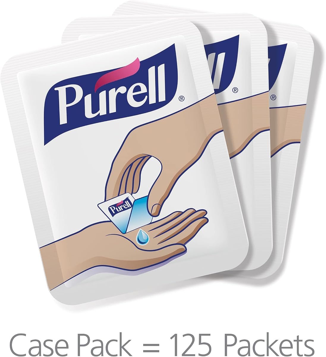PURELL Personals Hand Sanitizer Gel Travel Packets 125ct, view 2