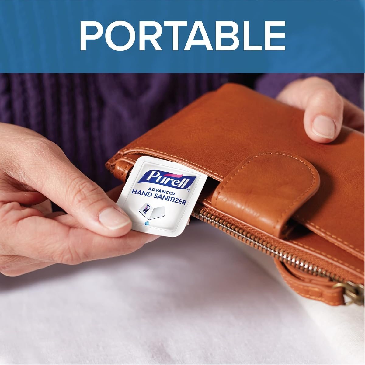 PURELL Personals Hand Sanitizer Gel Travel Size Packet 500ct, view 4