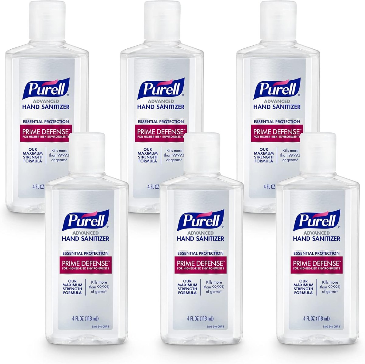 PURELL Prime Defense Hand Sanitizer Gel 6ct x 4 fl oz