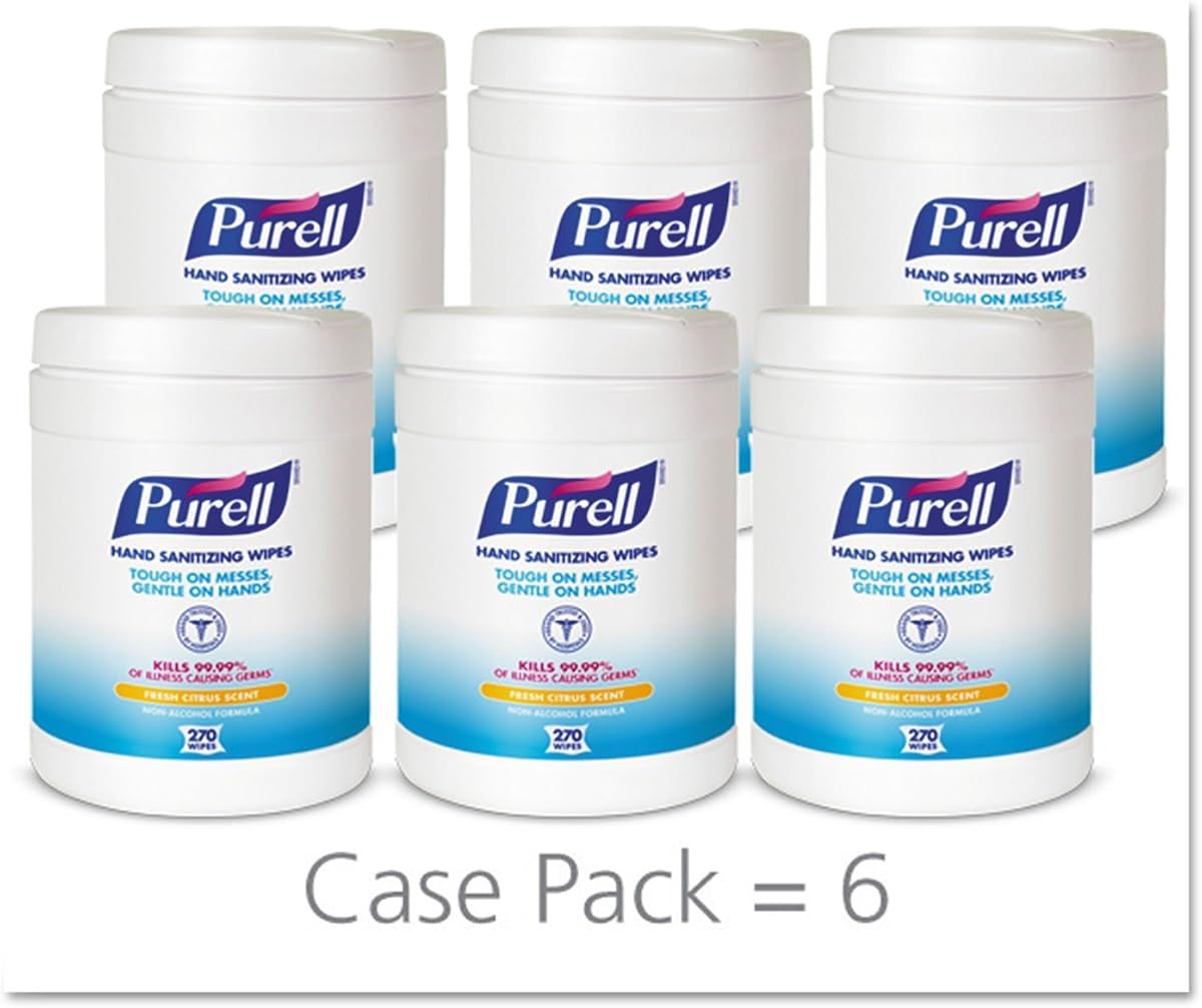 PURELL Sanitizing Wipes, Canister Of 270 Wipes, view 3