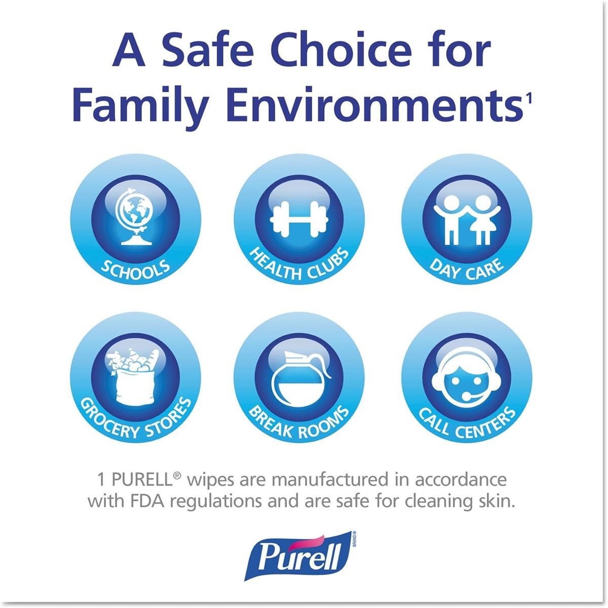 PURELL Sanitizing Wipes, Canister Of 270 Wipes, view 5