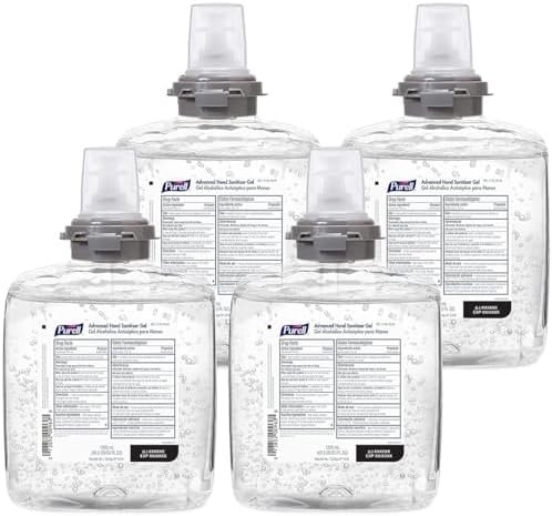 PURELL TFX Advanced Hand Sanitizer Gel Refill, 4ct x 1200 mL
